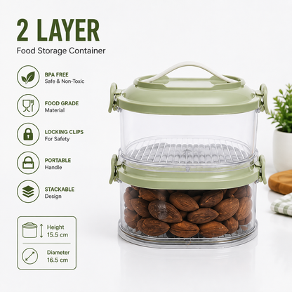 Multi-Layer Sealed Spice Organizer – Airtight Kitchen Storage
