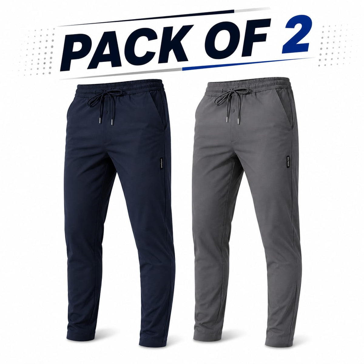 Men's Lycra Track Pants – Stretchable Slim-Fit Joggers for Gym & Casual Wear