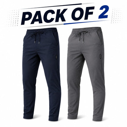 Men's Lycra Track Pants – Stretchable Slim-Fit Joggers for Gym & Casual Wear