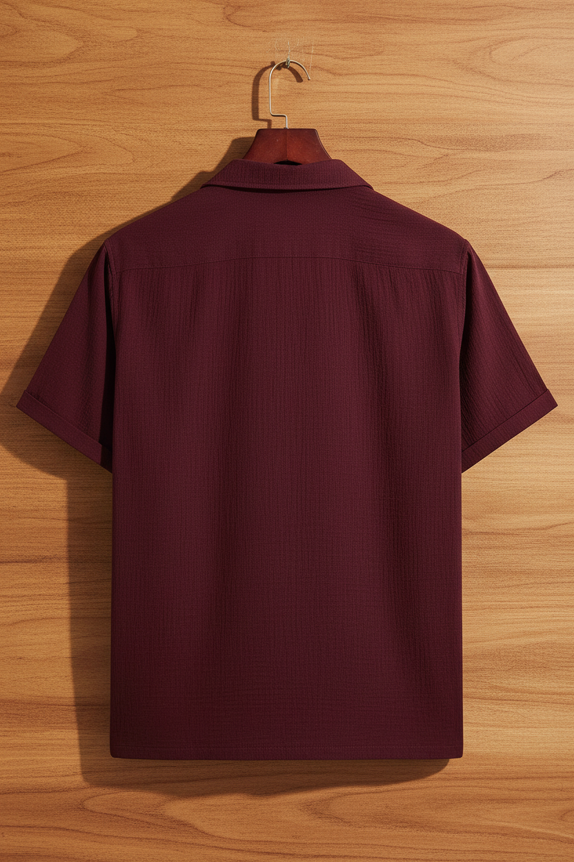 Burgundy Shirt - Back
