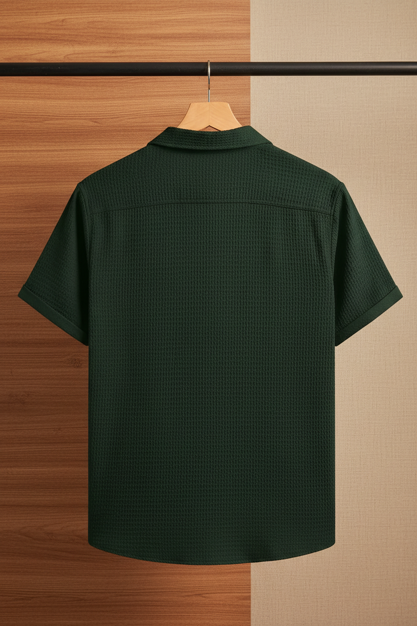 Green Shirt - Back View