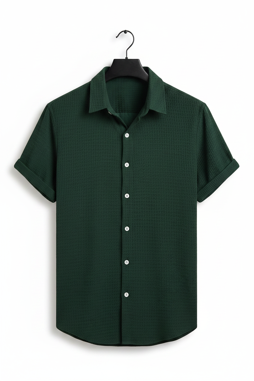 Green Shirt - White BG