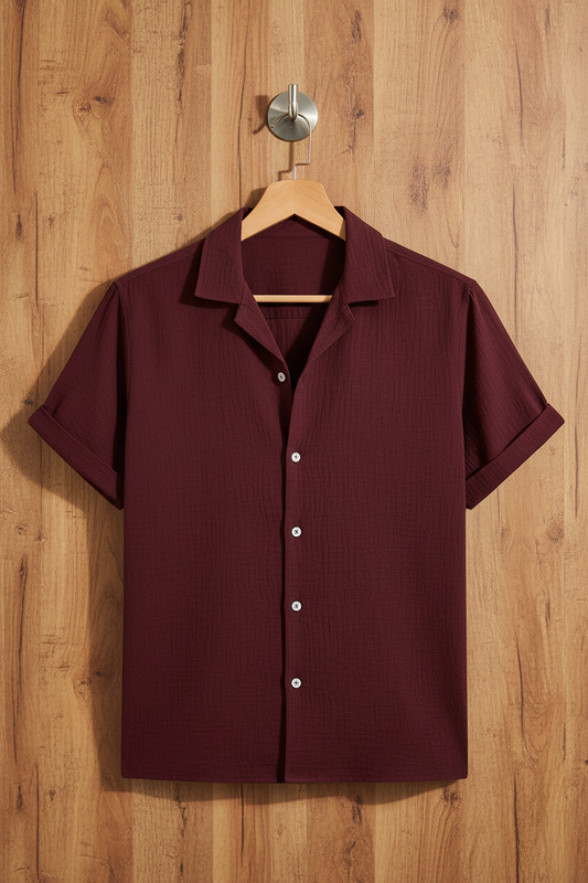 Burgundy Shirt Hanger Product Shot