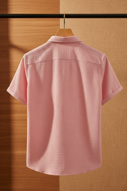 Pink Shirt - Back View